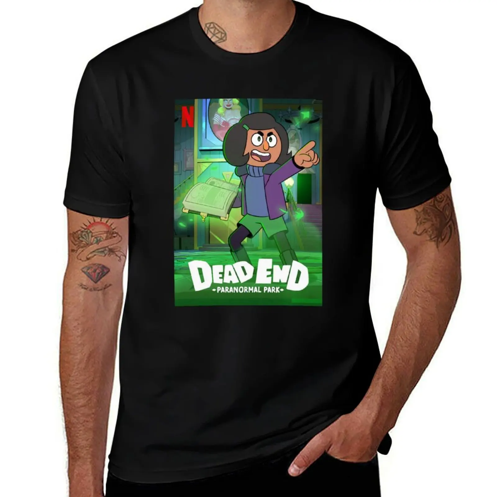 

Dead End Paranormal Park T-Shirt anime tshirt sports fans man t shirt black t-shirts for men