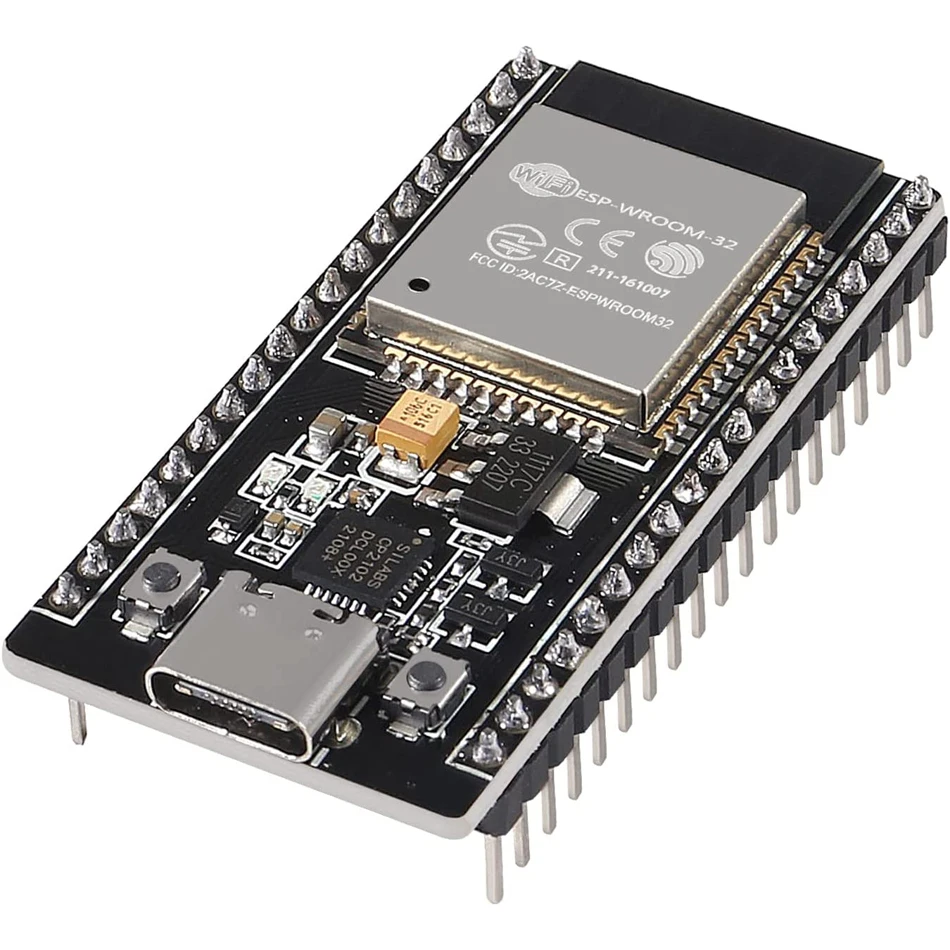 38Pins Type-C ESP32S ESP32 ESP-WROOM-32 CP2102 Development Board 2.4GHz Dual-Core WiFi +Bluetooth Microcontroller for Arduino