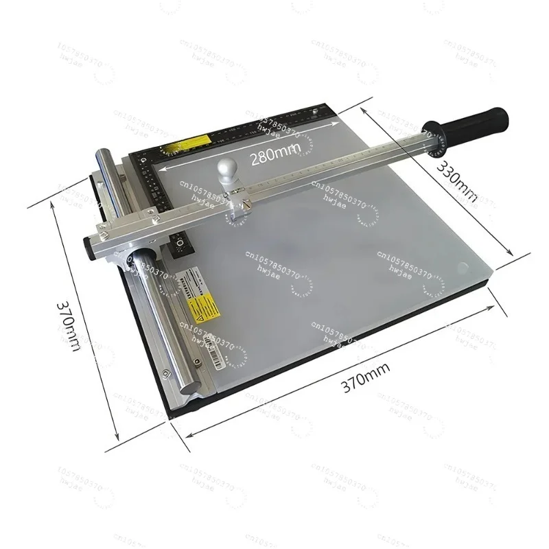 Laboratory Use Glass Cutter ITO Glass Based Silica Gel Board High Precision Manual Cutting Machine 28x33CM KV-C-370Plus BC
