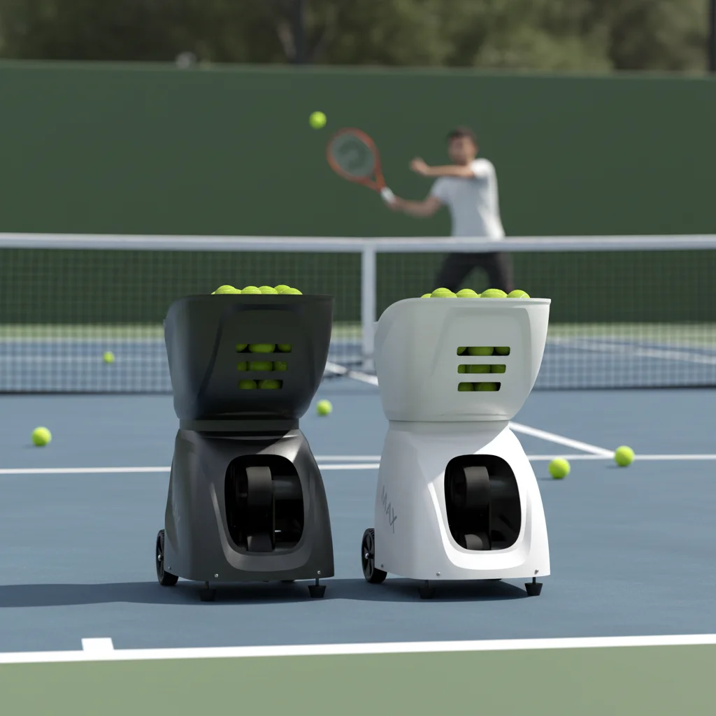 MYT SHAREWELL 2026 New PUSUN PT-MAX C Tennis Ball Machine Smart APP Remote Control High Capacity Ball Hopper Long Battery Life T