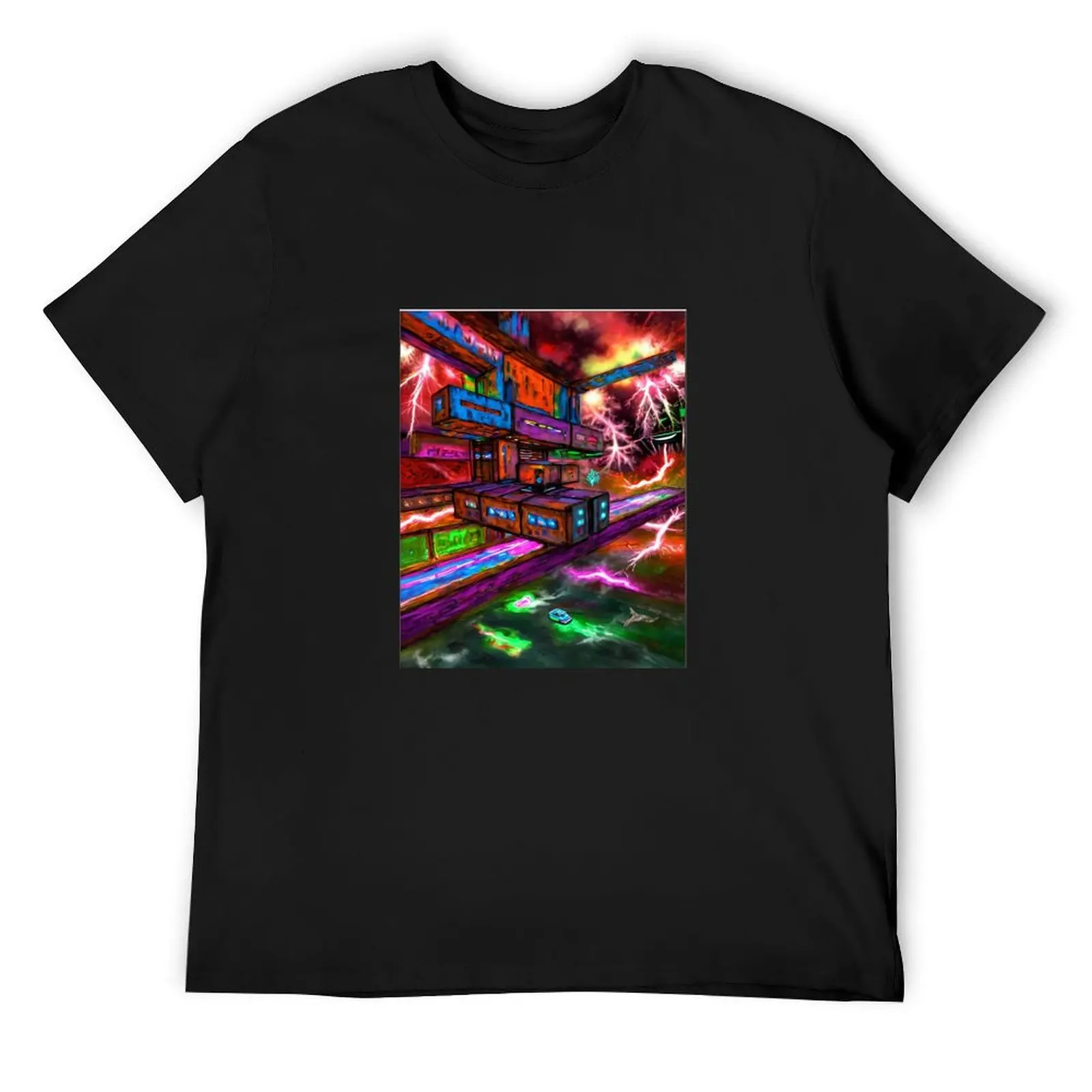 TR3B spacecraft over container City T-Shirt