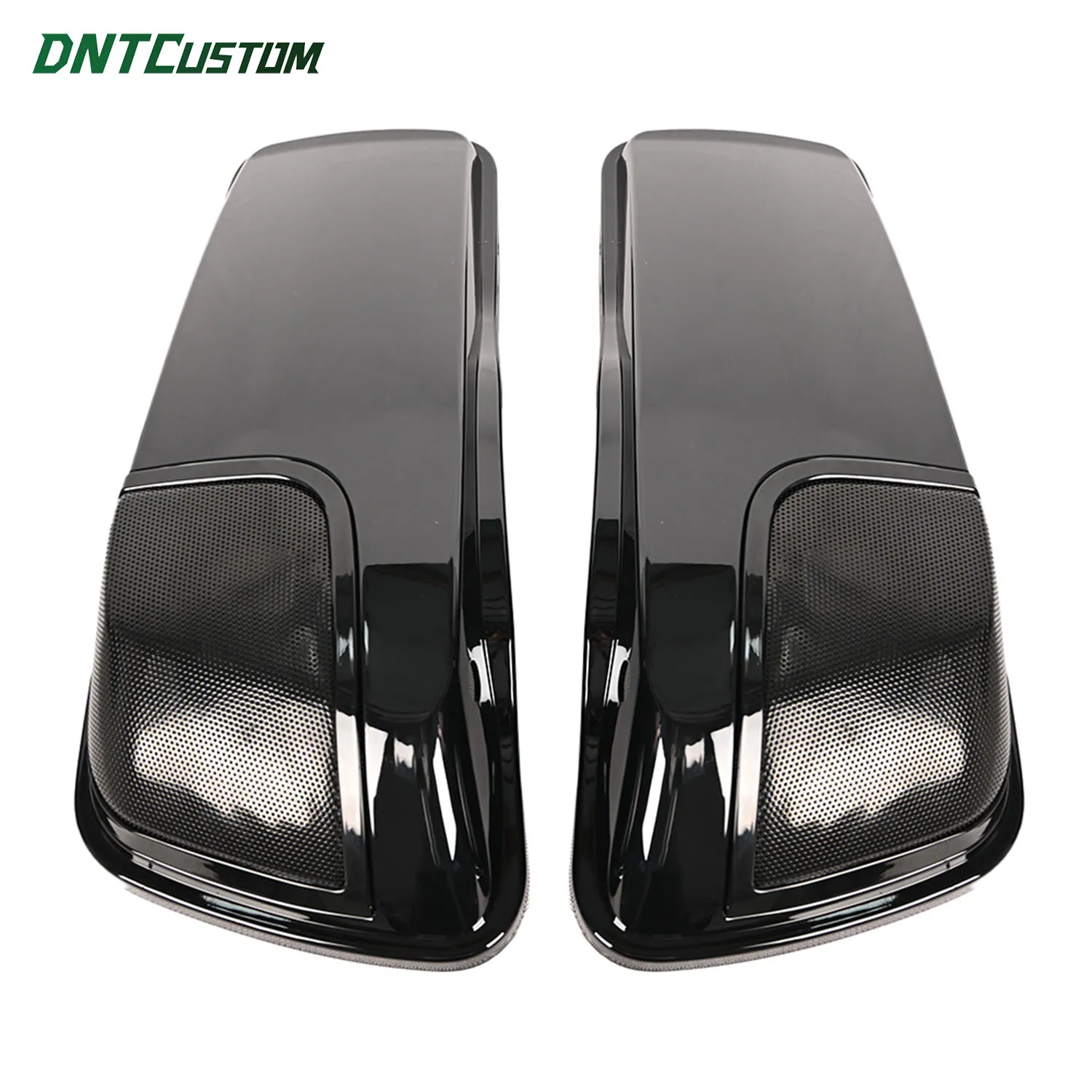 DNTCUSTOM CVO Style 5x7 Speaker Saddlebag Lids Motorcycle Parts Gloss Black Replacement Covers for Harley Touring 2014‑2023 - view 2