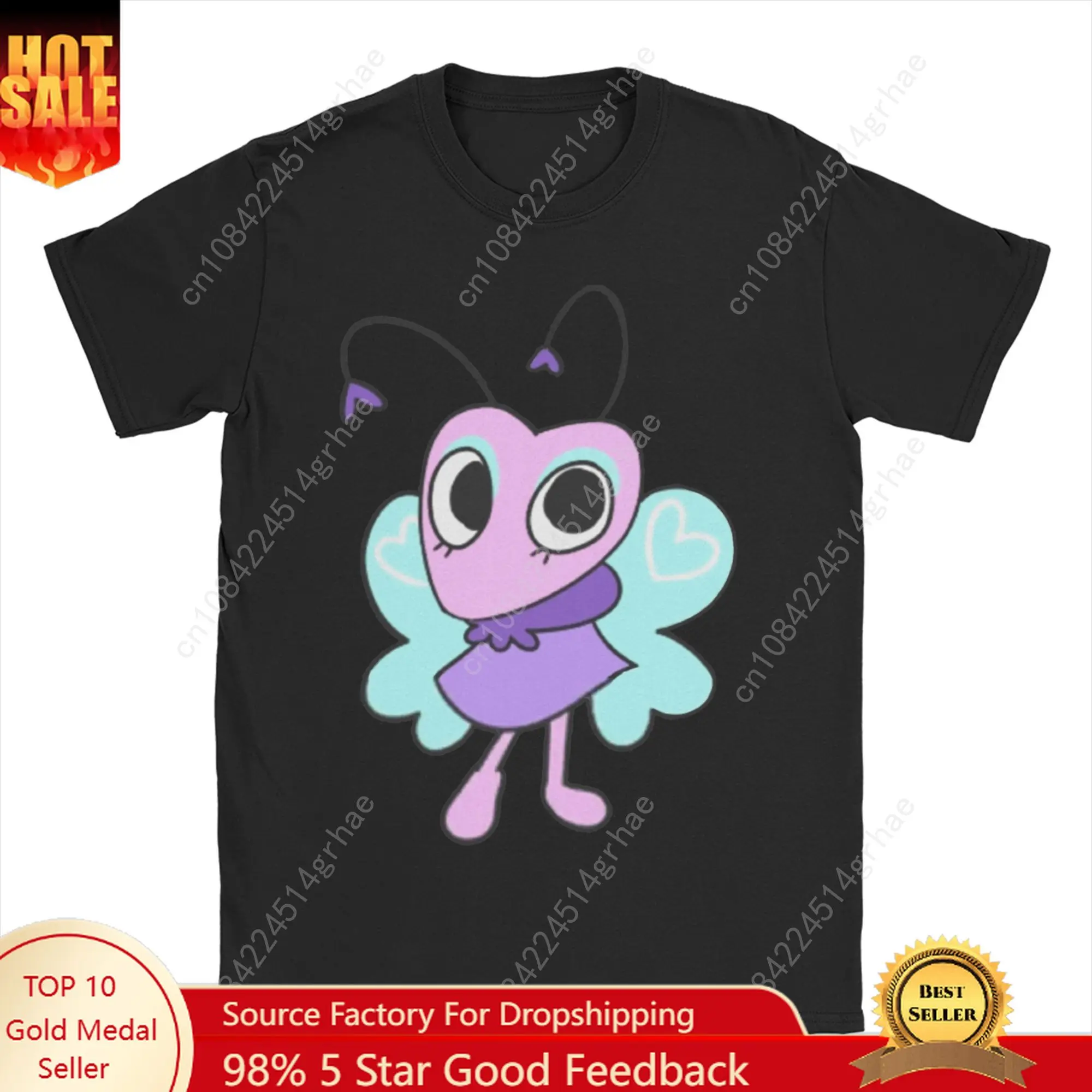 Dandys World T-Shirt hommes Flutter Vintage coton t-shirts col rond manches courtes t-shirts nouveauté vêtements