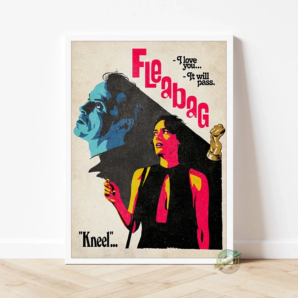 Fleabag Poster TV Play Canvas Art Print Wall Art Picture For Living Room Home Decor Painting Gift