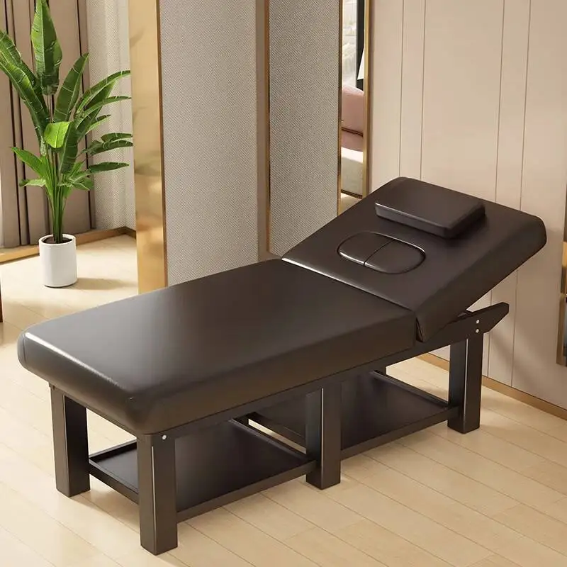 Comfort Foldable Bed Wooden Multifunction Massage Chairs Full Body Beauty Salon Camastro Plegable Salon Furniture MQ50MB