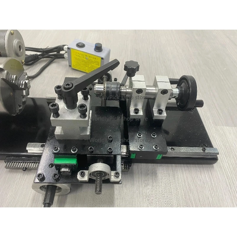 2024 FS-7075D Popular Variable Speed Billiard Cue Snooker Pool Repairing Lathe Machine - Precision Crafting for Billiards