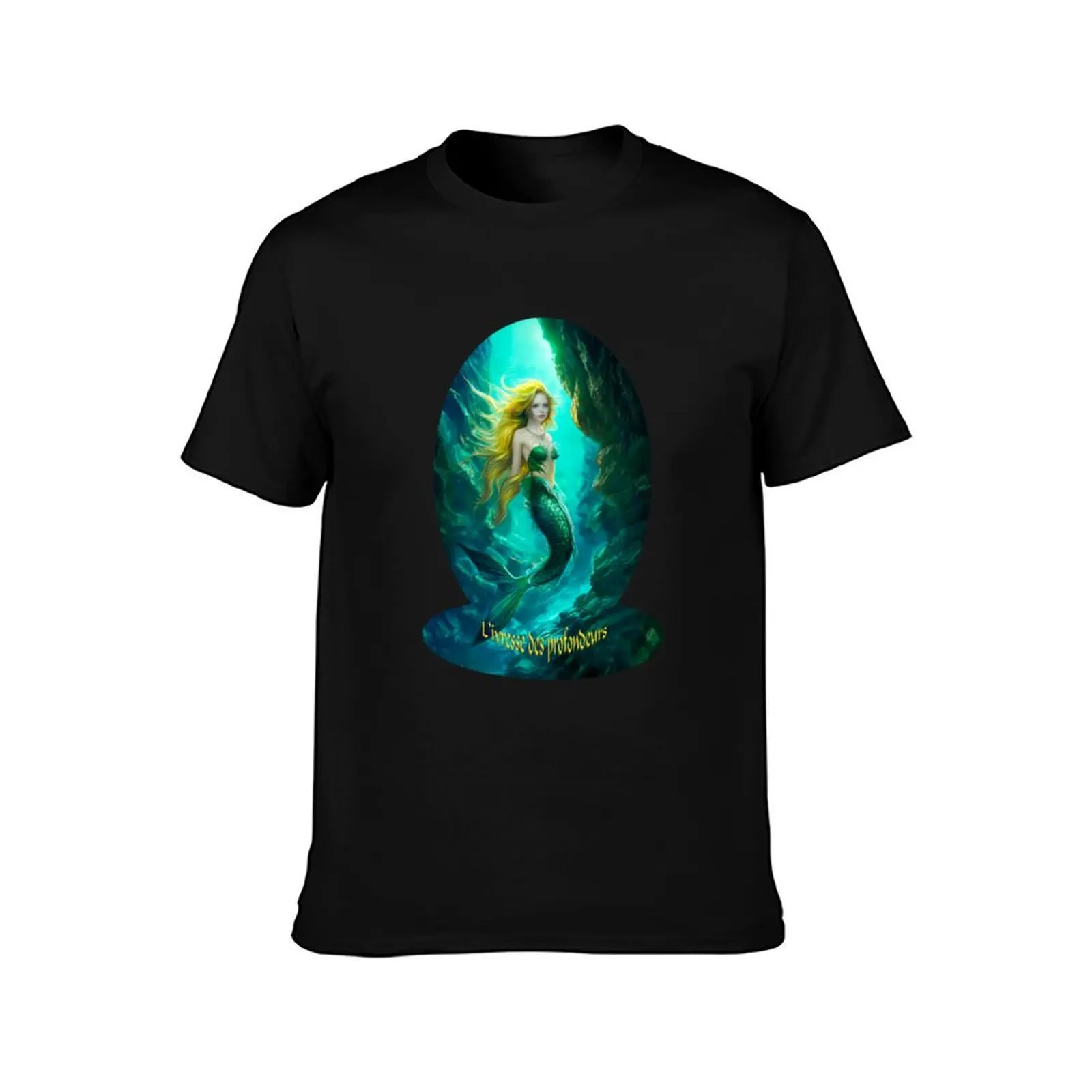 Mermaid drunkenness of the depths (bubble) – for diver T-Shirt Fashion Casual Short Sleeve T-Shirt
