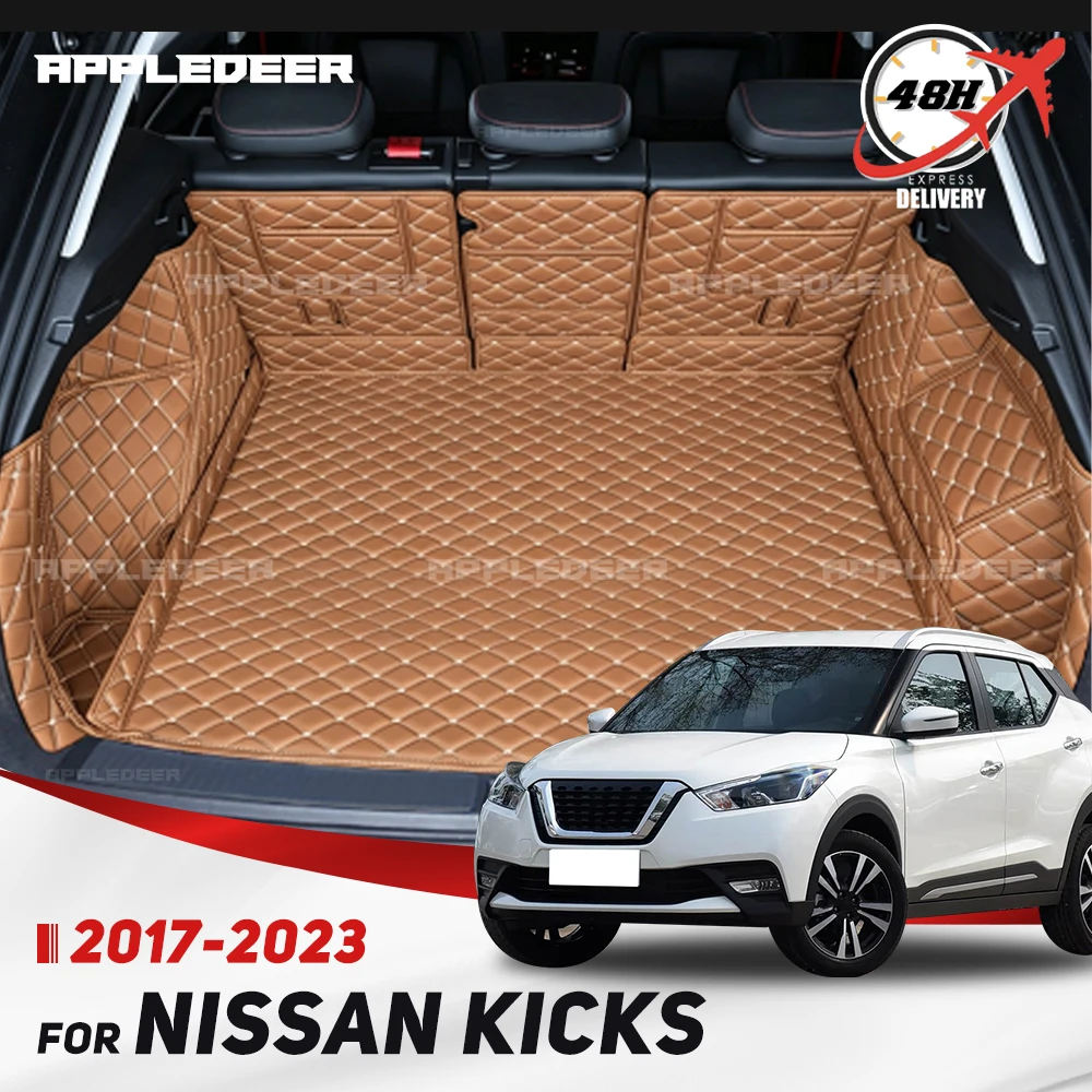 

For Nissan Kicks 2017-2023 2022 2021 2020 2019 Auto Full Coverage Trunk Mat Car Protective Pad Cargo Liner Interior Accessories