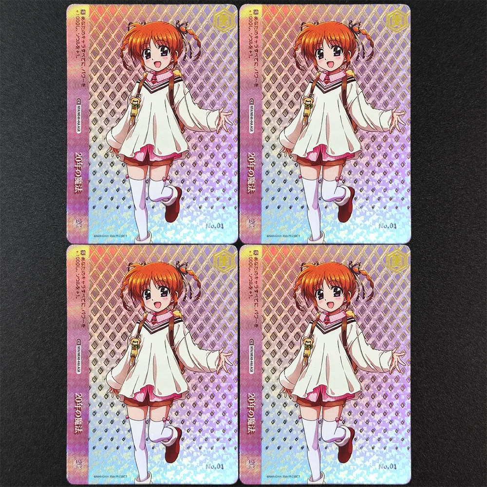 

Коллекционная фольгированная карта-игрушка Self Made Proxy TCG WS по аниме Magical Girl Lyrical Nanoha 20th Anniversary NTA/WE48-44A AGR