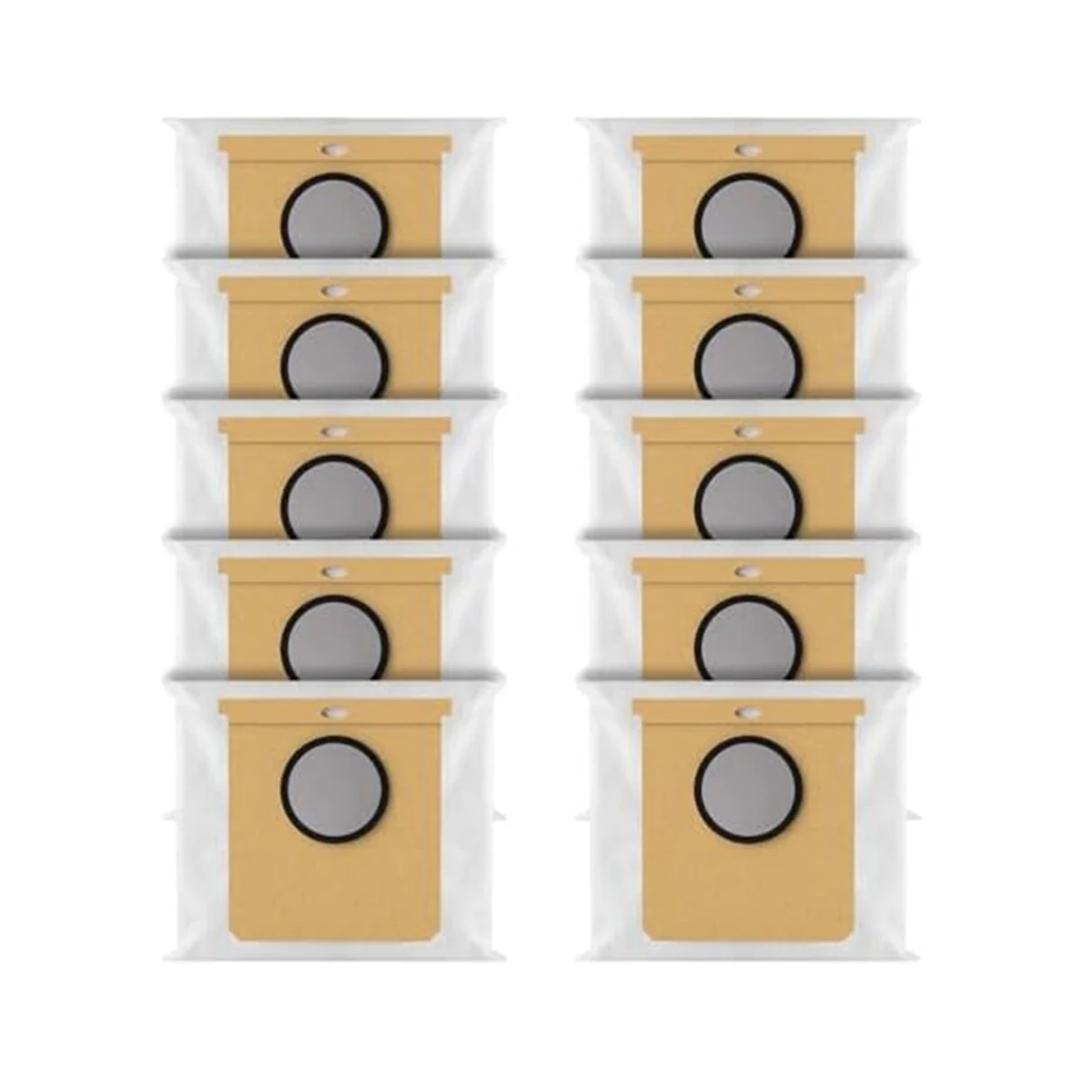 ถุงเก็บฝุ่นสำหรับ eufy L50 L60 SES, สถานีแบบ self-Empty, 10แพ็ค