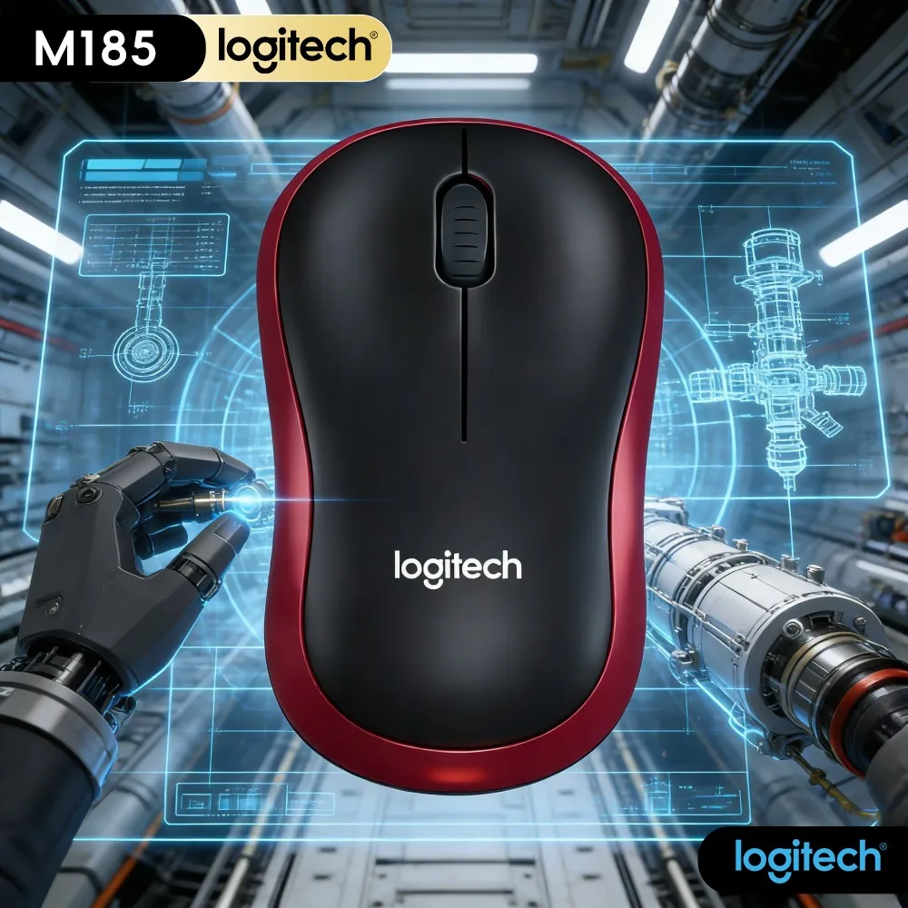 Logitech M185 Wireless Mouse Insert Usb Adapter And Start Working Instantly Desktop Laptop Home Office Daily Scenarios