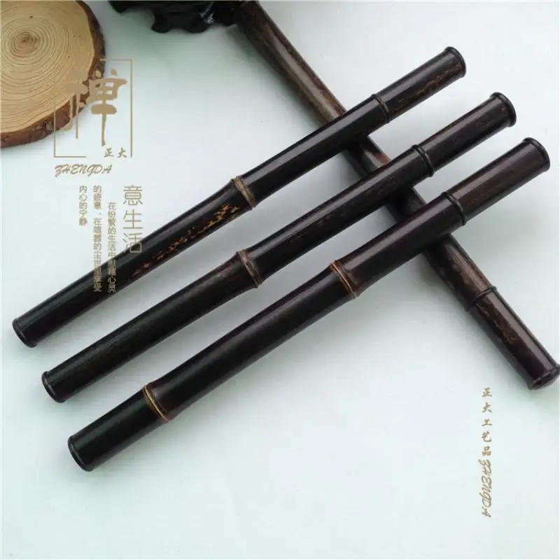 1Pcs Natural Purple Bamboo Long Incense Stick Barrel Chinese Style Classical Simplicity Thread Incense Stick Box Home Crafts