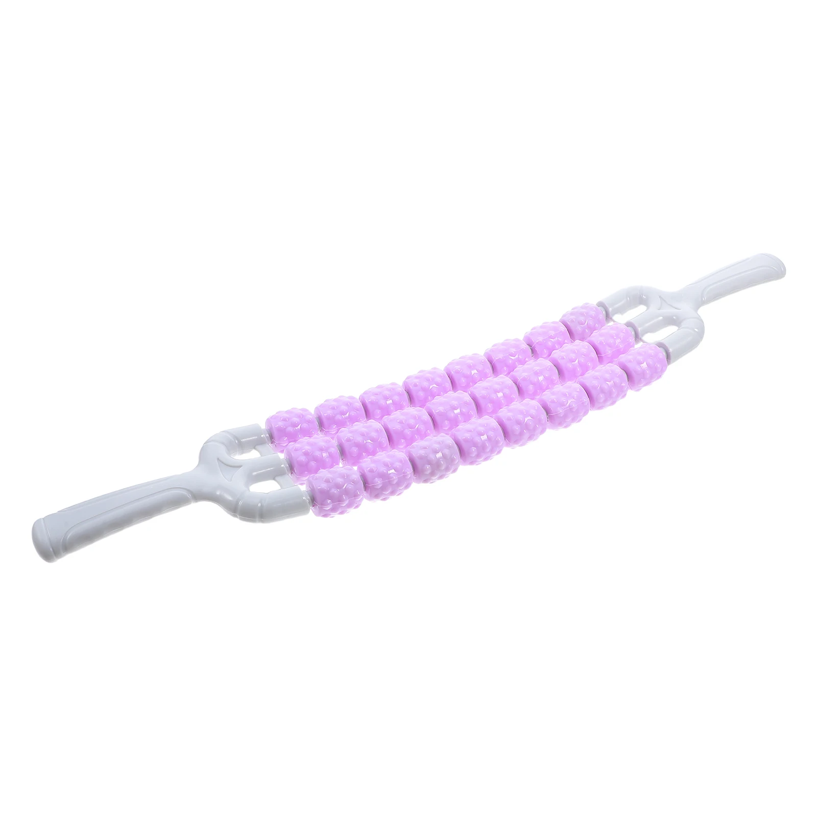 

Triplerow Muscle Roller Stick Flexible Massage Tool Back Legs Body Portable Handheld Massager For Postyoga Recovery - Trigger