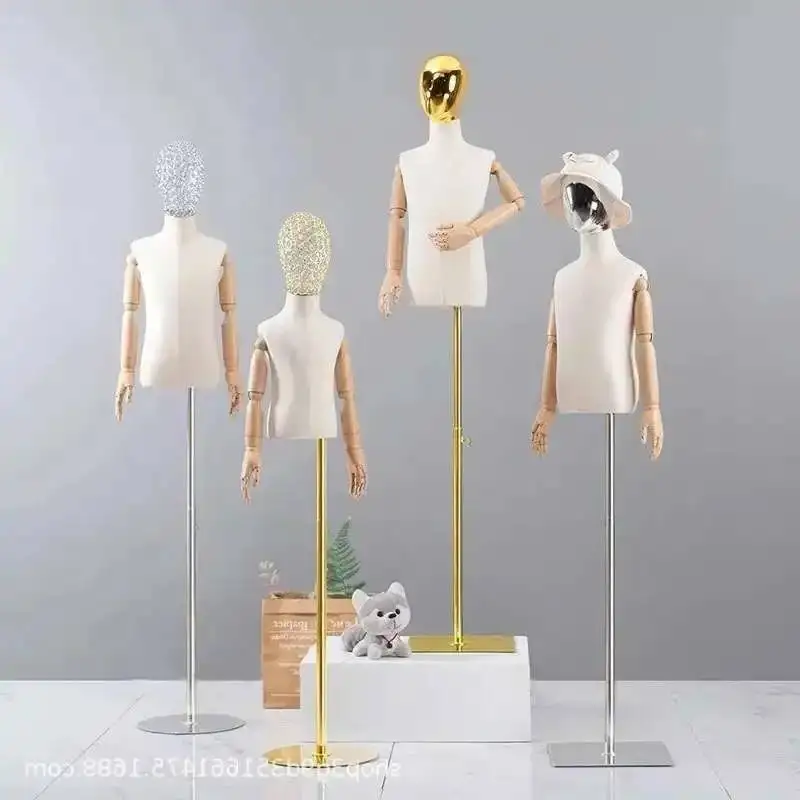 

Реквизит, детская одежда для мальчиков и девочек, витрина, стенд, манекен, магазин одежды, детский манекен верхней части тела, модель r, хит продаж