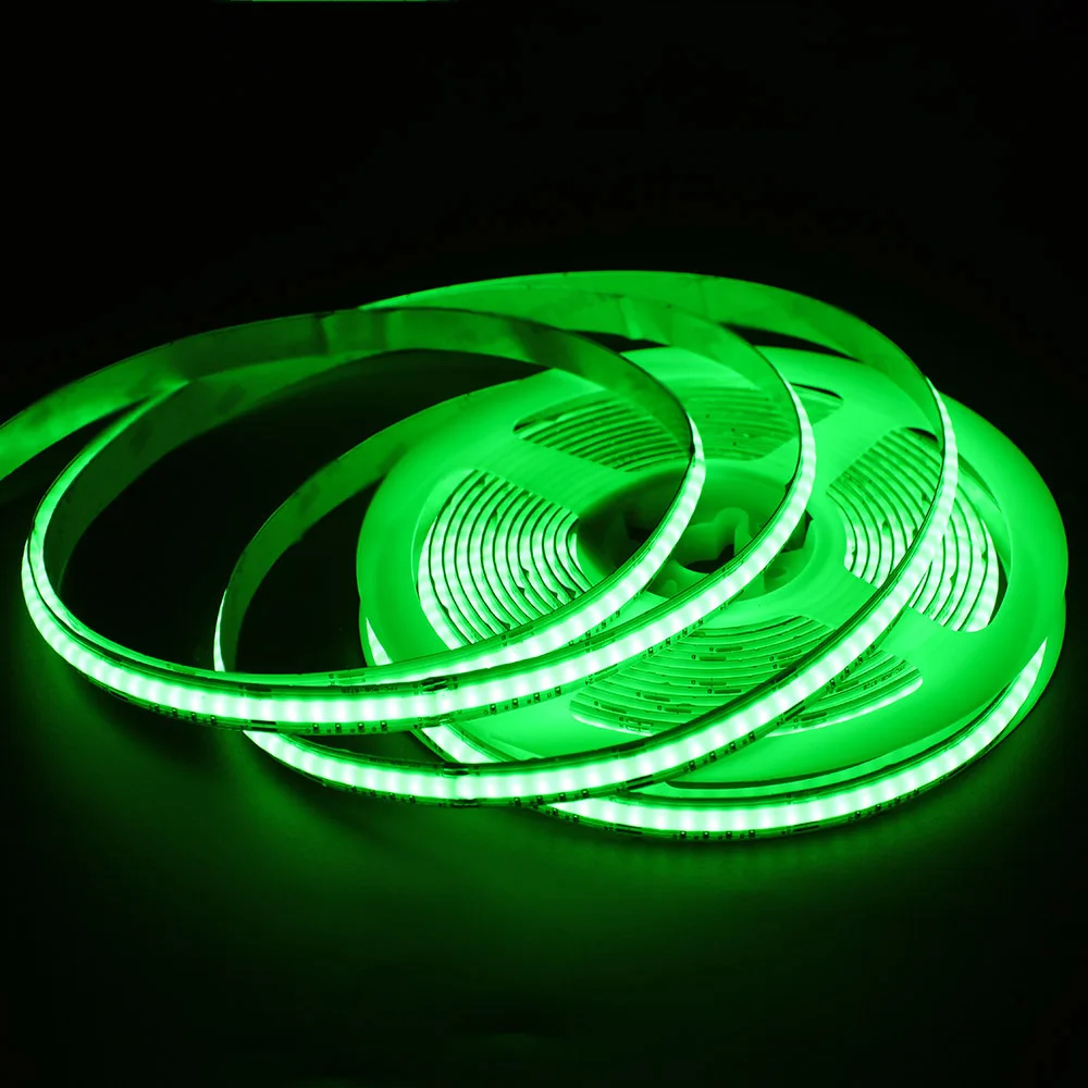 COB RGB LED Strip Lights For Room Decor 672LEDs/m LED Ribbon Tape Light TV Backlight DIY Game PC Ambient Colorful DC 24V