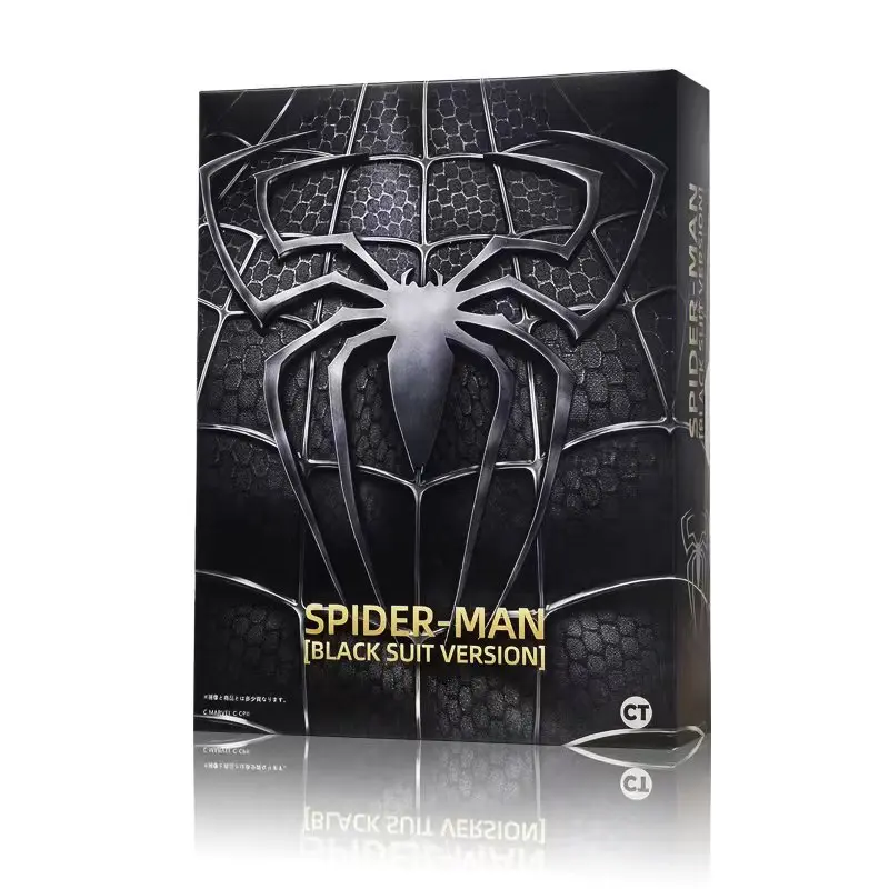 Ct Spider-Man Black Suit Version S.H.Figuarts Spiderman Venom Shf Tobey Spider Man 2099 Maguire Miquel  anime Action Figures toy - view 3
