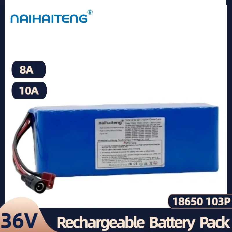 36V 10S3P 8A 10A 18650 Rechargeable Lithium Li-ion Battery Pack For General Folding Modified Vehicles Customizable And Wholesale