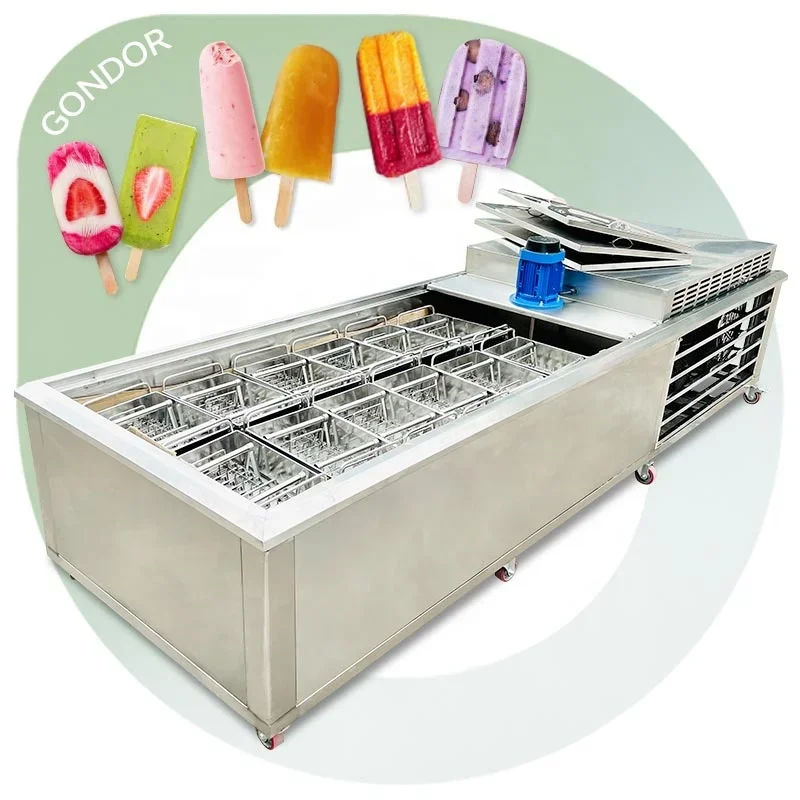 

Lolly Electric Mold Maker Rotary Automatic Stick Ice Cream 4 Mould 12000 Popsicle Make Machine 6 Mold