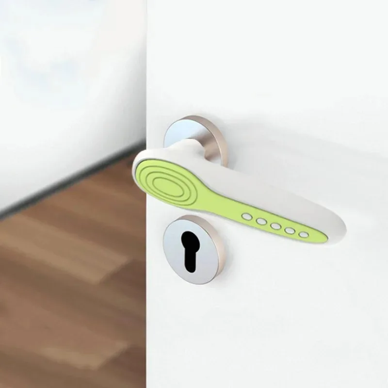 

Anti-collision Silicone Door Knob Cover Anti-static Handle Sleeve Wall Protector Baby Safety Household for Bedroom Living