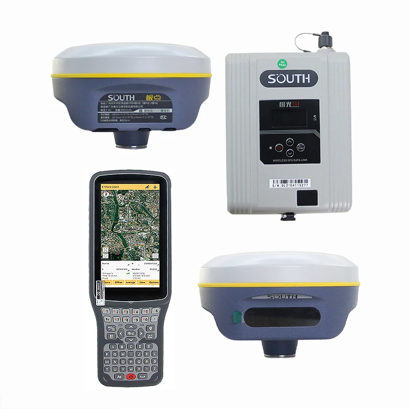 South G2 Gnss Rtk Gps Surveying Instruments Gps Gnss Receiver Rtk With Upgradable SurvStar Software&Post Processing Software
