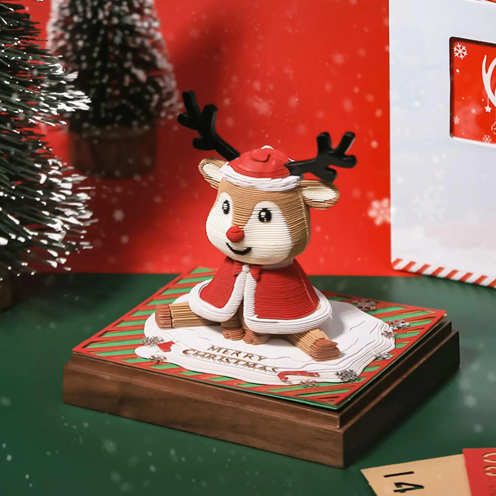 ساعة التقويم 2026 الغزلان تصميم المفكرة عيد الميلاد تحت عنوان المسيل للدموع بعيدا أجندة مكتبية /رزنامة مكتبية 2026 للأطفال النساء الرجال مدرسة المعلم