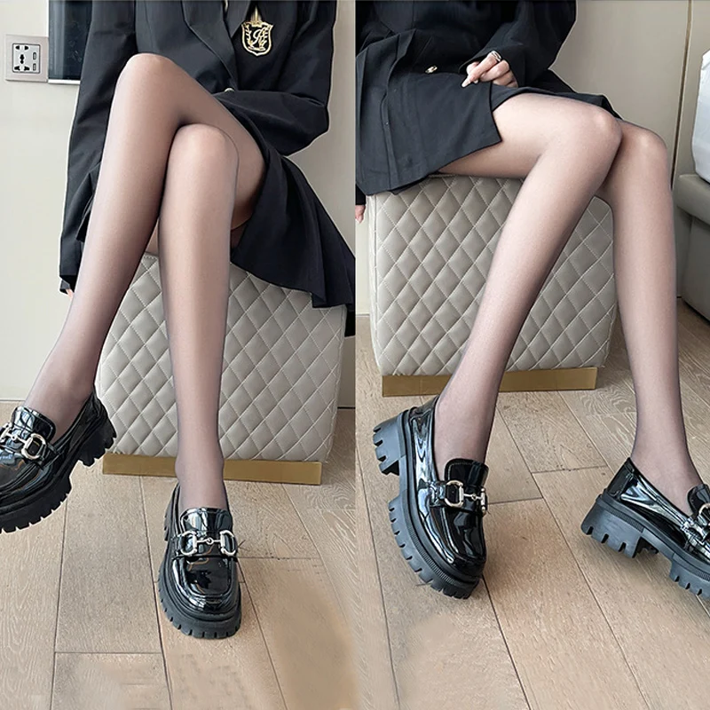 جوارب طويلة شفافة للغاية 0D للسيدات، لباس ضيق حريري غير مرئي، جوارب شفافة مثيرة لملابس اليومية والأزياء #3