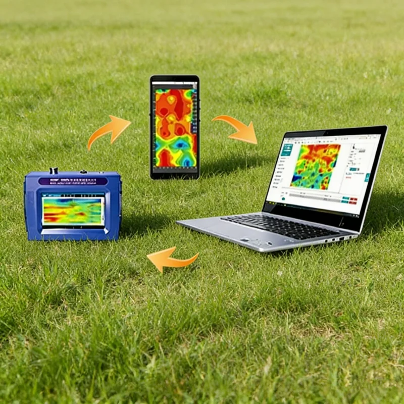 Harkon ADMT-400ZN fast water finder, automatic mapping after collecting data, supports AI image viewing and analysis