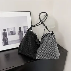 New Diamond Tote Bags for Women High Quality Large Shoulder Bag Luxury Designer Crossbody Bag Handbag Full Rhinestone Satchel