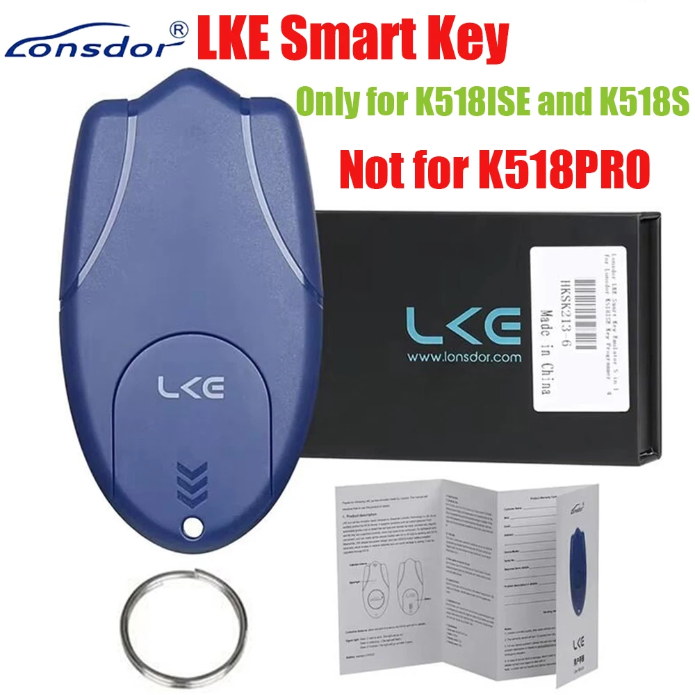 Lonsdor LKE Smart Key Emulator 5 in 1 for Lonsdor K518ISE K518S Key Programmer Supports Offline Calculation