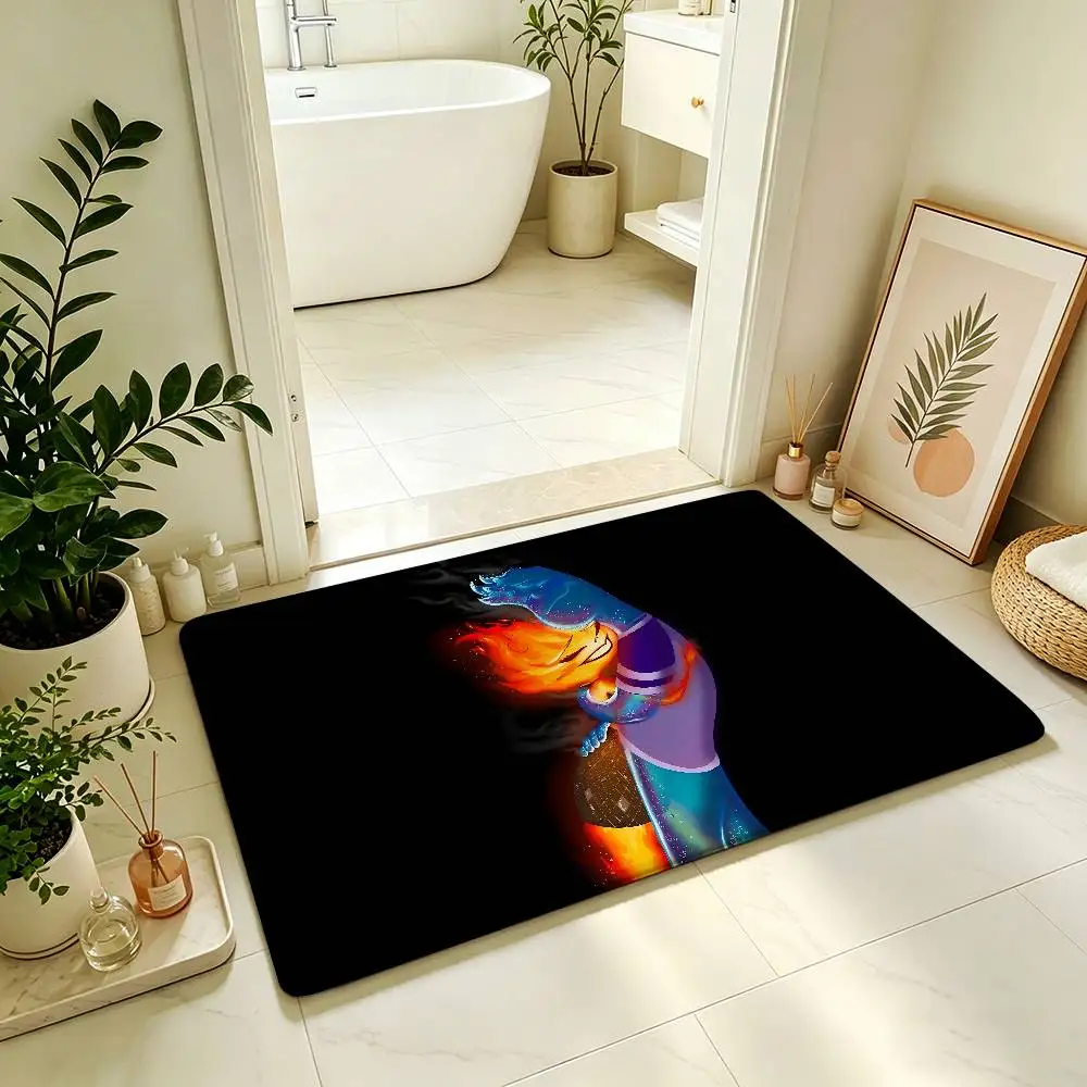 Cute E-elementalS Cute Carpet Bathroom Anti-slip Mat Door Mat Home Decoration Mat Entrance Door Mat Scratch-resistant Door Mat