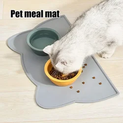 Silicone Bed Cats Pet Feeding Bowl Cats Accessories Dog Beds and Furniture Home Food Mat Puppy Feeder Tray Placemat & Supplies