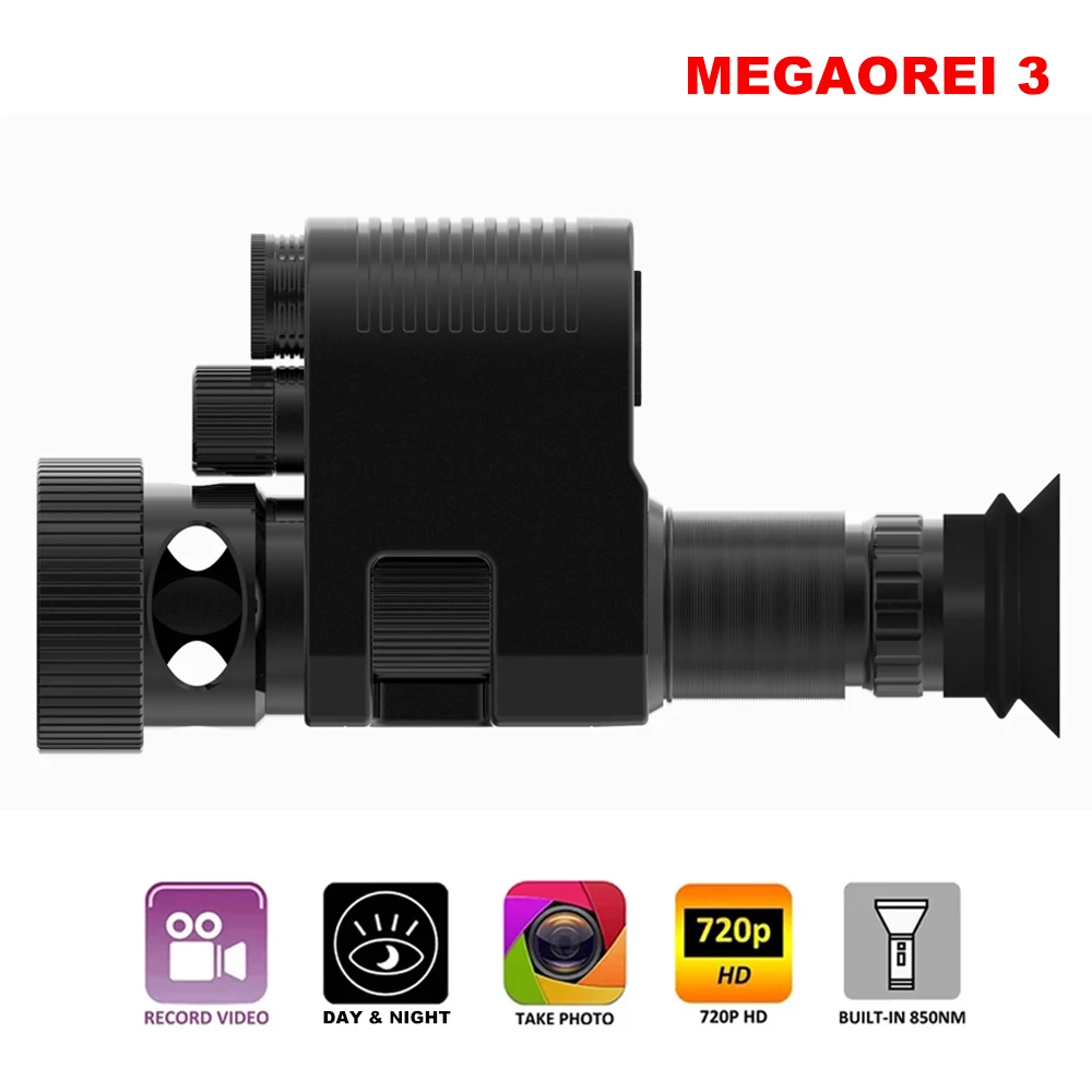 

Megaorei 3 Hunting Camera Built-in 850nm IR Laser Monocular HD 720P Photo Video Recording Wildlife Camera Day Night Dual Use