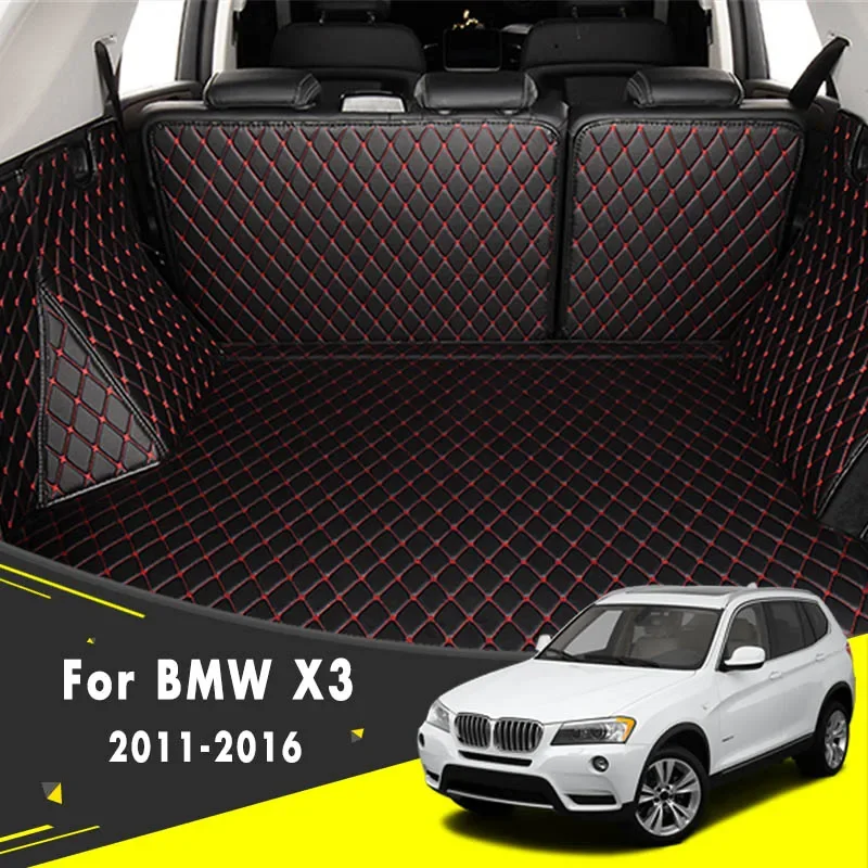 

Для BMW X3 2016 2015 2014 2013 2012 2011 Автомобильные коврики в багажник Задние задние боковые ковры Автозапчасти Аксессуары Водонепроницаемые на заказ