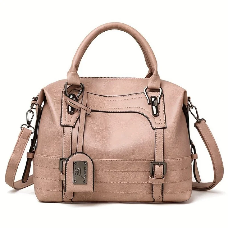 

Шикарная и элегантная новинка 2025 года, женская роскошная брендовая кожаная сумка на плечо, известный дизайнер, простая популярная классика ​