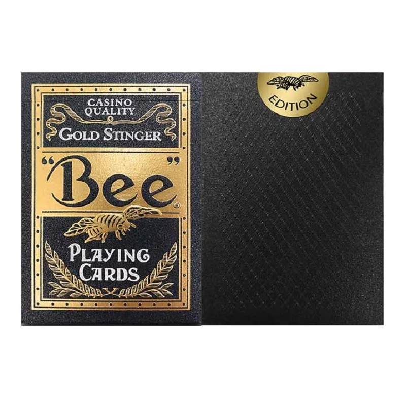 

Bee Gold Stinger Playing Cards Deck Magic Cards Magic Tricks