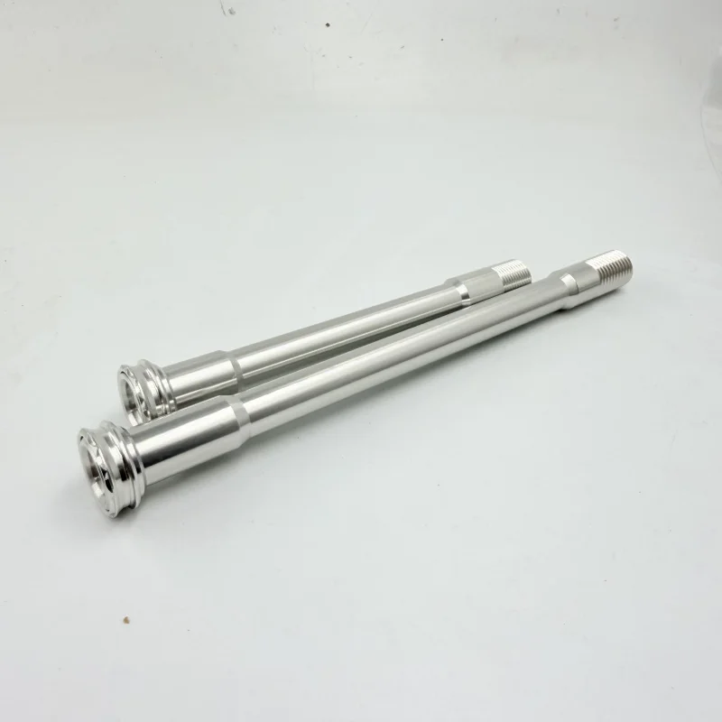Image of Upgrade 34,7g Ultraleichte Steckachse für Seka Spear, vorne 116,5mm & hinten 166,5mm M12x1,0 CNC, Performance-Fahrradachsen-Set
