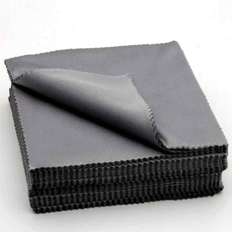 10/20 Pcs/Lot Black Microfiber Cleaning Cloth 1313cm Soft Lens Wipes Glasses Eyeglasses Eyewear Cleaning Accessories