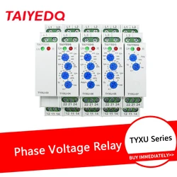 3 Phase Voltage Protection Relay Phase Sequence Phase Failure Protection Relay 8A 10A 1SPDT 2SPDT