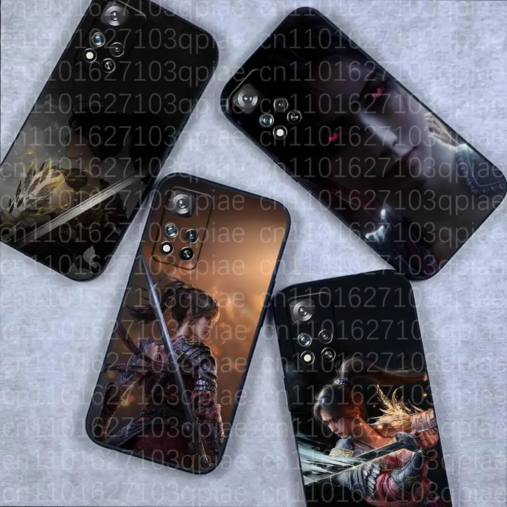Wuchang Fallen Feathers Phone Case For Samsung S10,S21,FE,S21 ,Note 20,10,S26,S25,S24,S23,Ultra,S22,Plus Soft Shell Funda