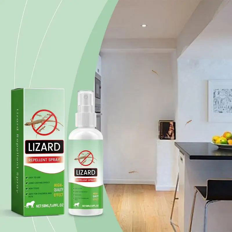 Lizard Repellents Spray Natural Lizard Repellents 50ml Lavender Oil Gecko Spray Powerful Pet Safe Reptile Deterrents Control