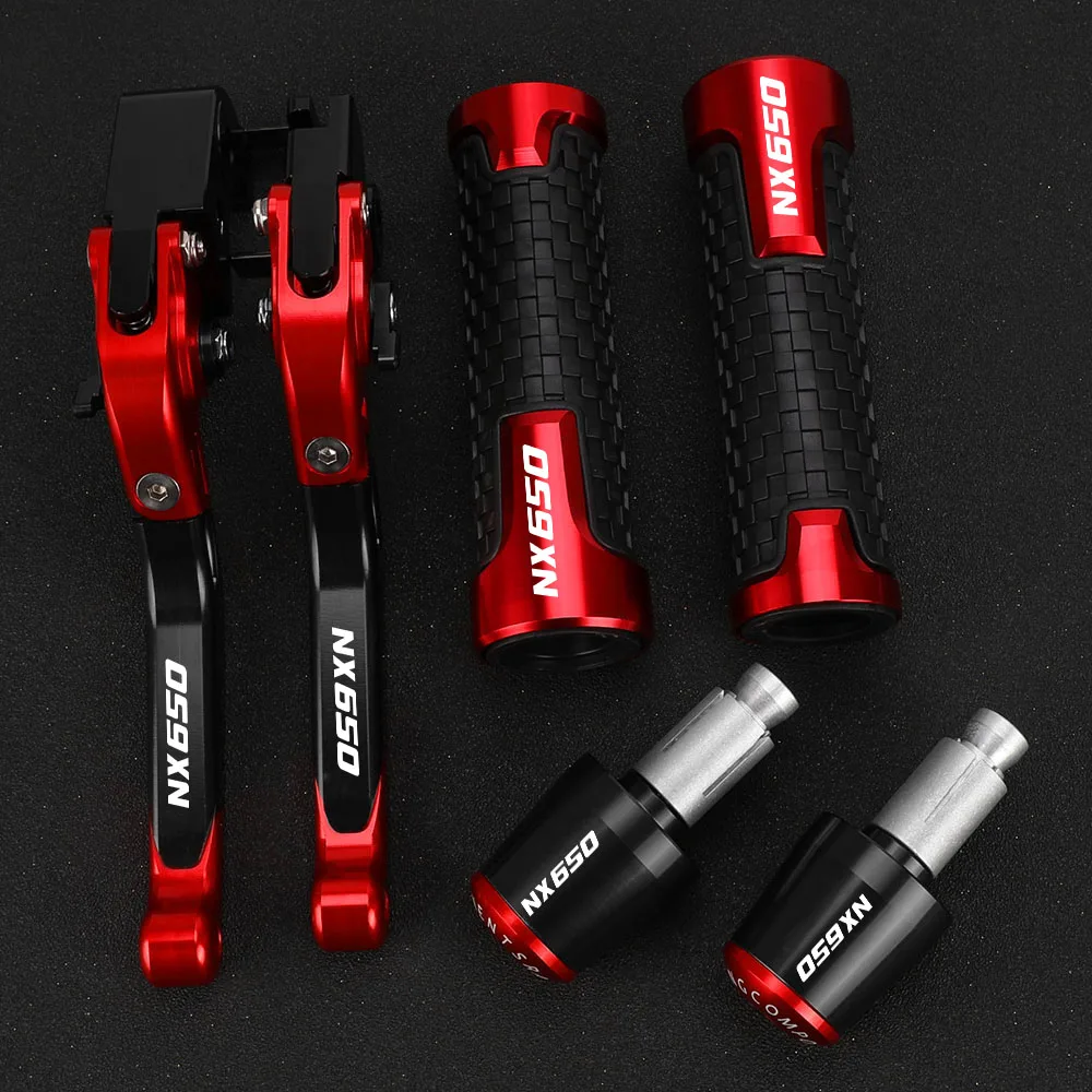 

For HONDA NX650J-X NX650 DOMINATOR 1988 1989 1990 1991 1992 1993 1994 1995 1996 1997 1998 Brake Clutch Levers Handlebar grips