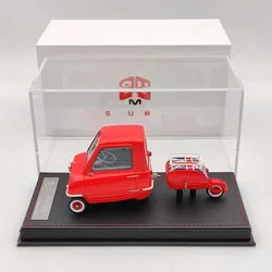 Super Unit Model 1/18 For PEEL P50 w/Pav Trailer 1964 Resin Car Limited Edition Collection Red