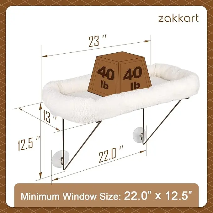 Cat Hammock Hanging Cat Nest Suction Cup Window Hanging Nest Basking in The SunWindowsill Hanging Basket Dismantling and Washing