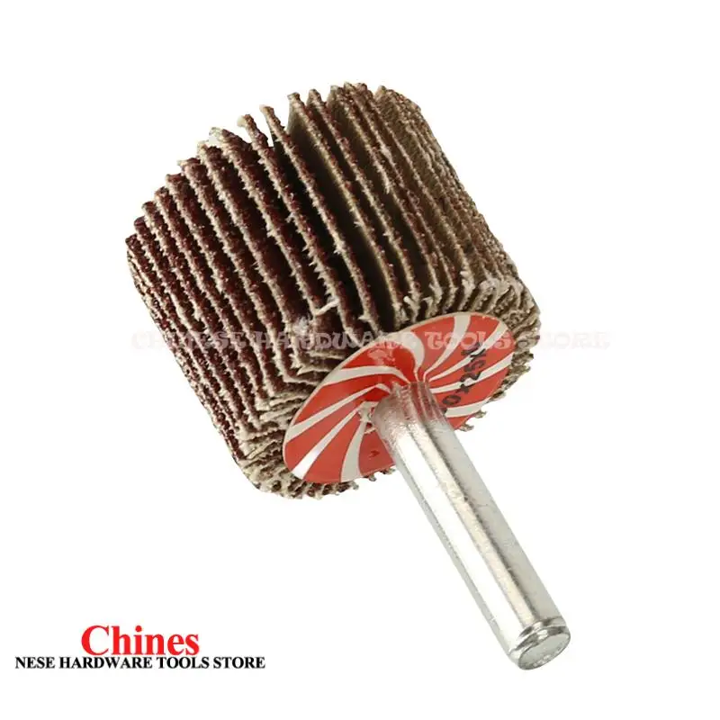 1 قطعة الرملي رفرف تلميع عجلات الرملي القرص الصنفرة 6 مللي متر عرقوب جلخ طحن عجلة رئيس ل أداة دوارة