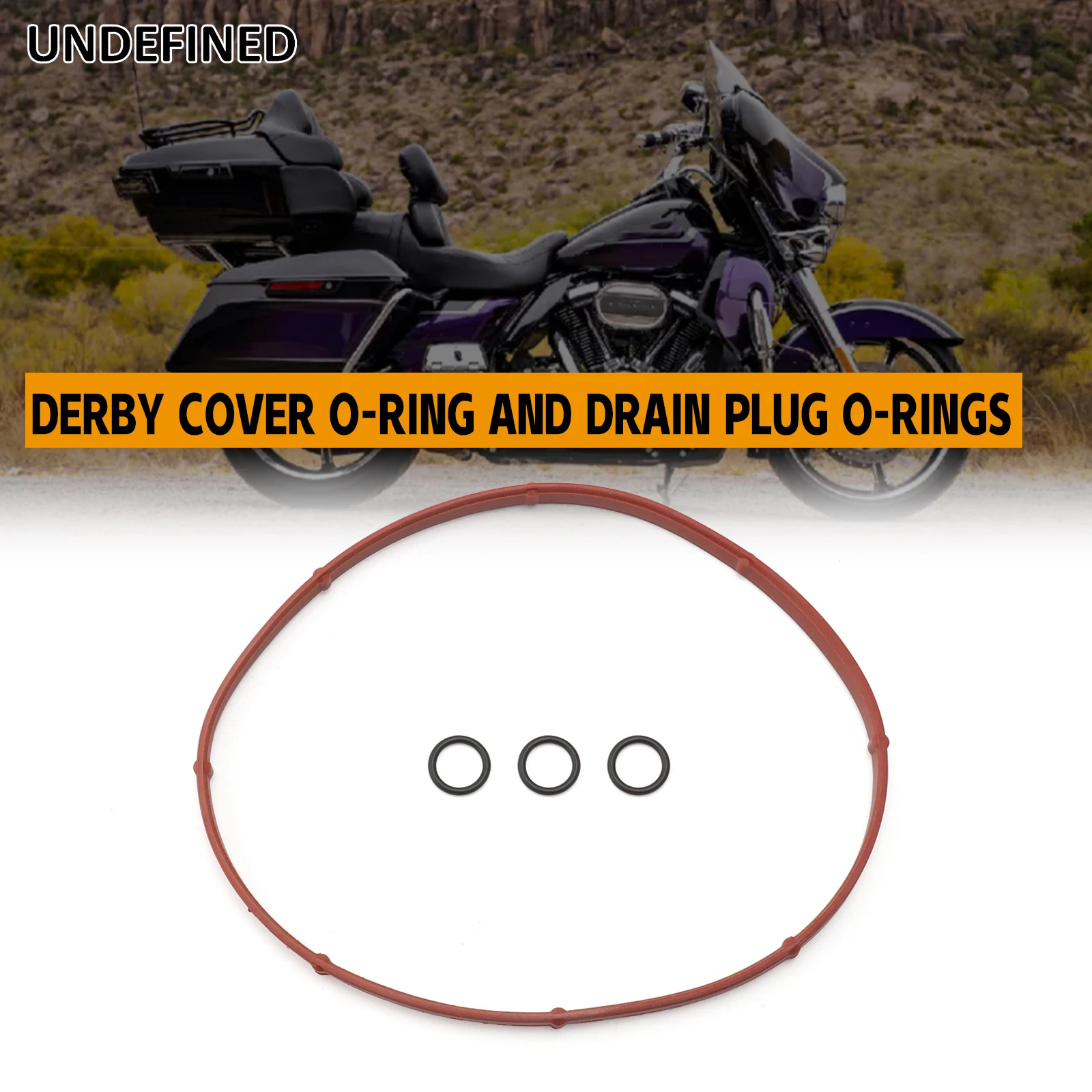 

Motorcycle Clutch Derby Cover O-Ring Gasket 17369-06 For Harley Twin Cam Dyna Low Rider Touring Road King Softail FXBB 2007-2024