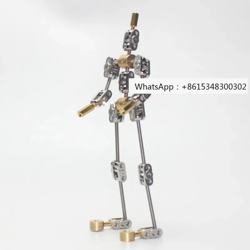 

Animation 26cm DIY Freeze Frame Animation Female Character Skeleton Stainless Steel Skeleton Animation Character