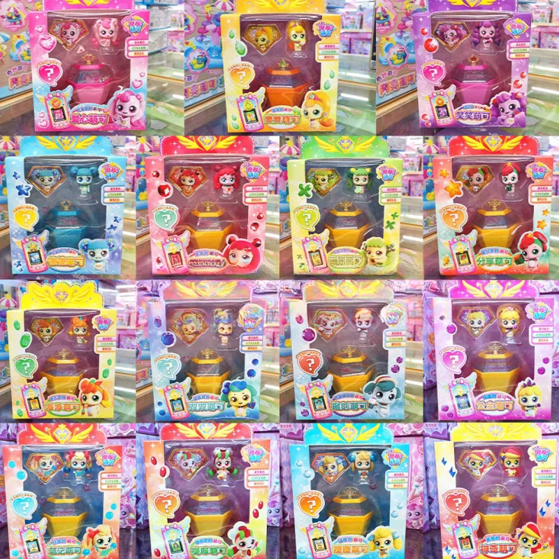 

Hot Catch Teenieping Shining Stone Set Series Model Figurine Cartoon Anime Girl Play House Toy Cute Room Decoration Kid Gift Toy