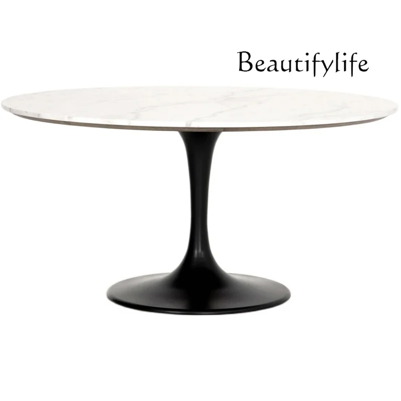 

Nordic marble dining table simple small apartment light luxury restaurant home dining table