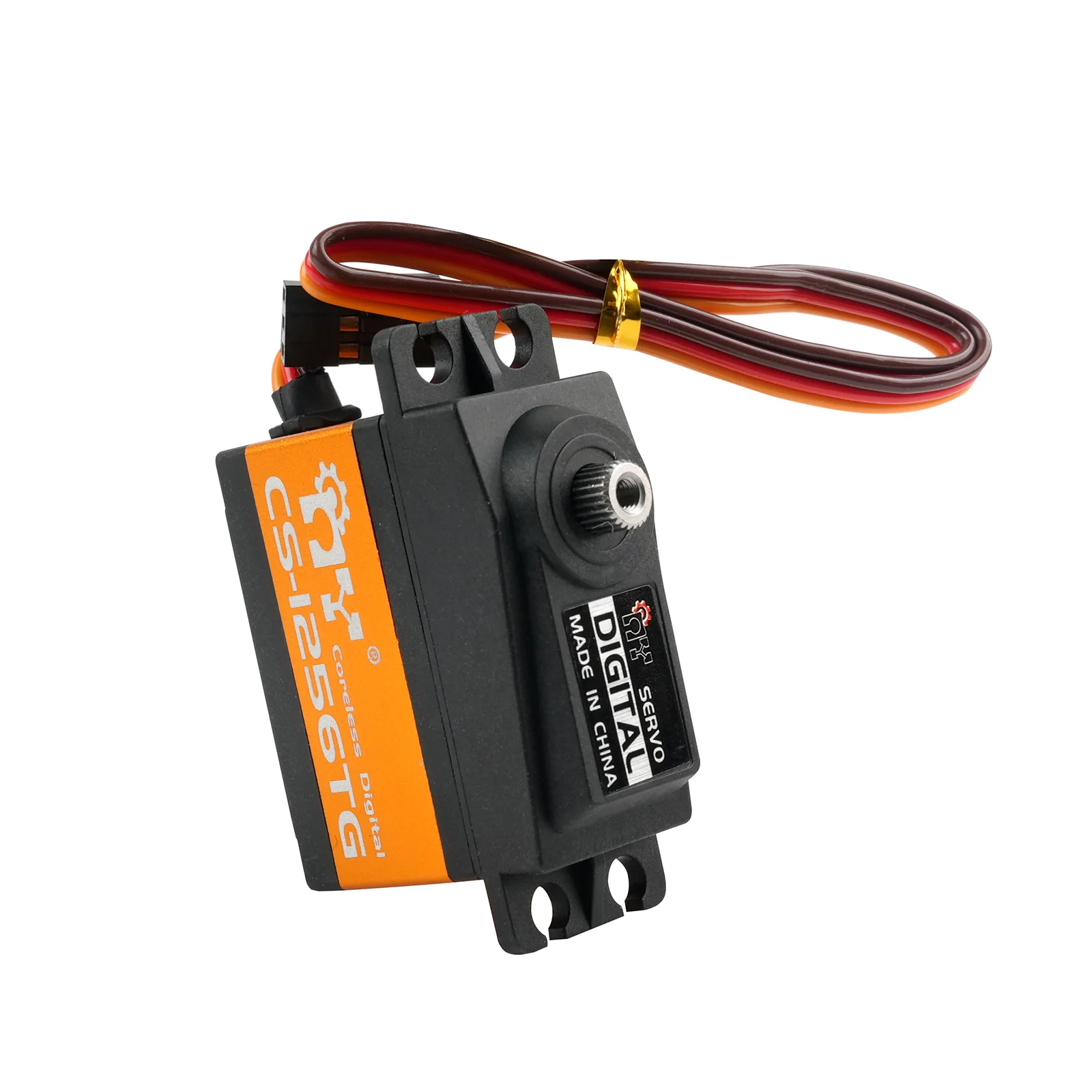 DIYmall CS-1256TG 6.0V 20KG High-Torque Full Metal Gear Coreless Digital Servo for 1/8 1/10 RC Car HSP HPI Drone Crawler