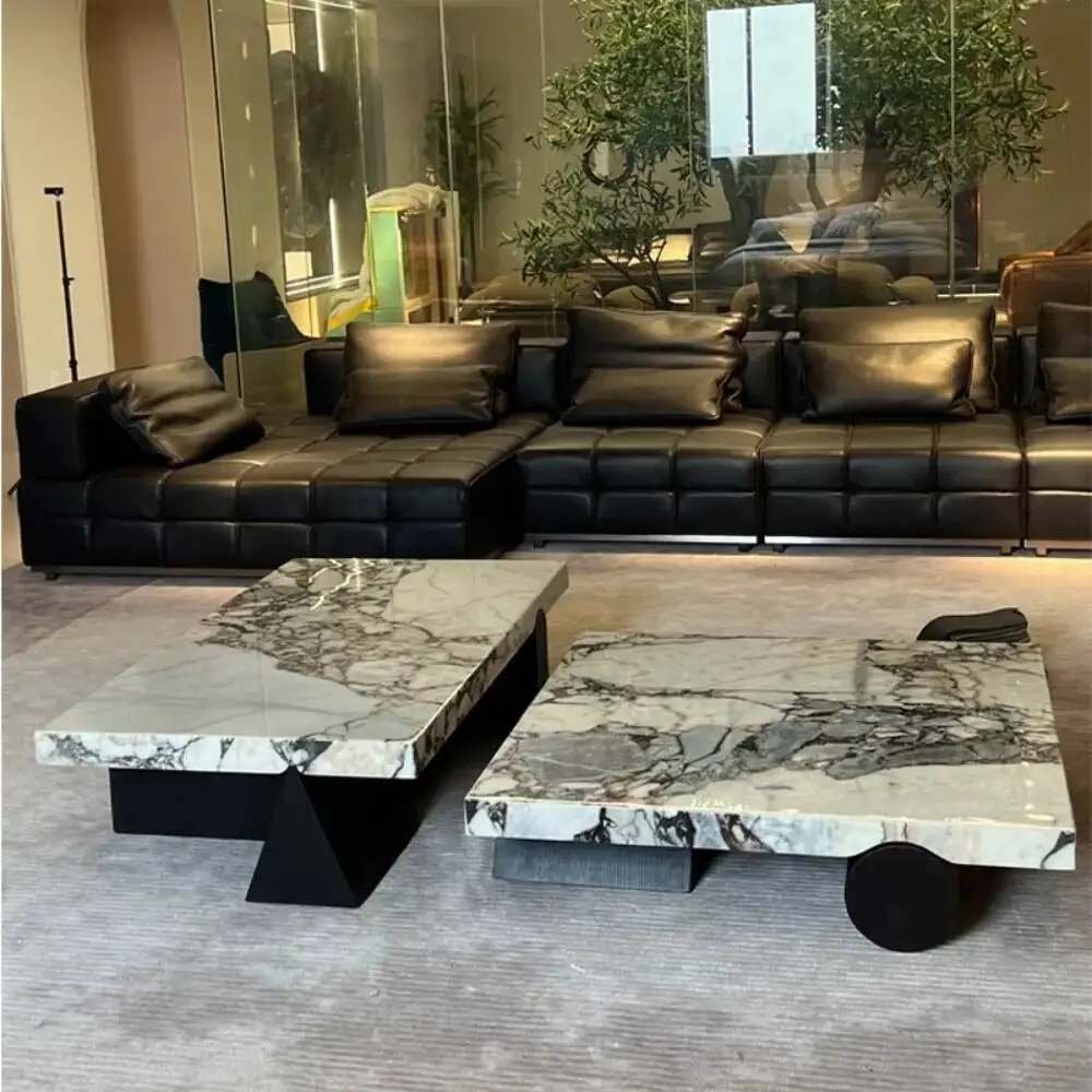 Table Coffee Rectangle Magazine Designer Ornaments Glam Luxury Tables Living Room Minimalist Stoliki Kawowe Home Accessories